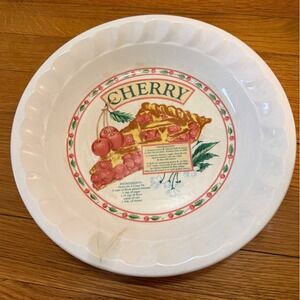Himark Cherry Recipe Pie Dish 10 Inch